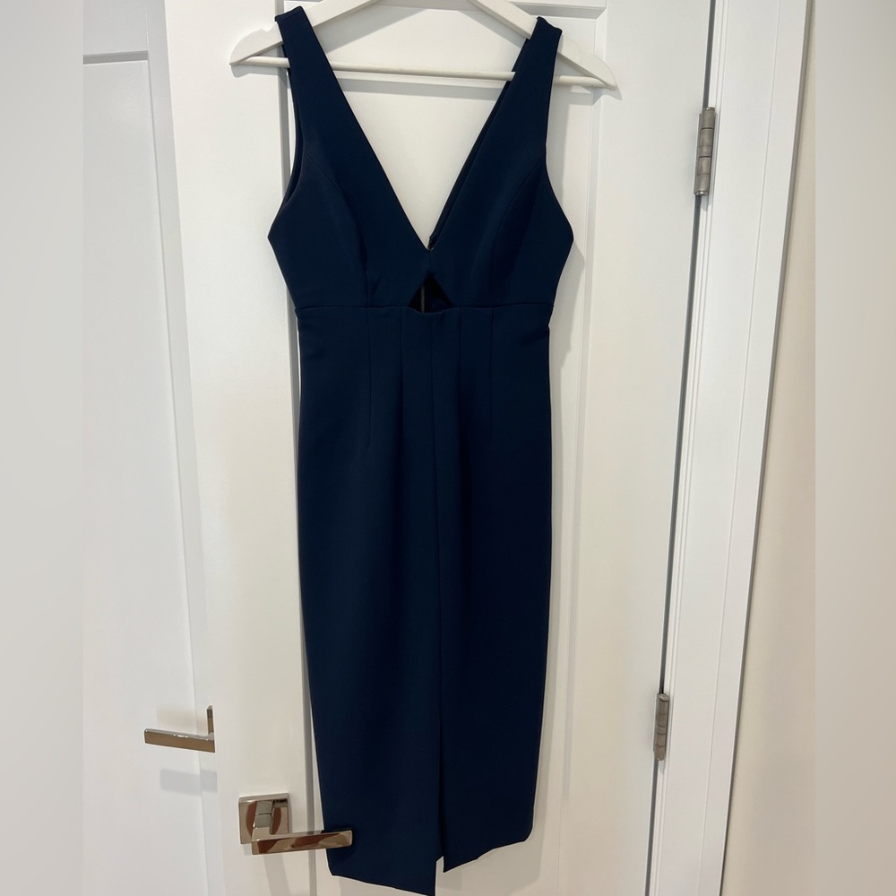 Alice + Olivia Navy Dress